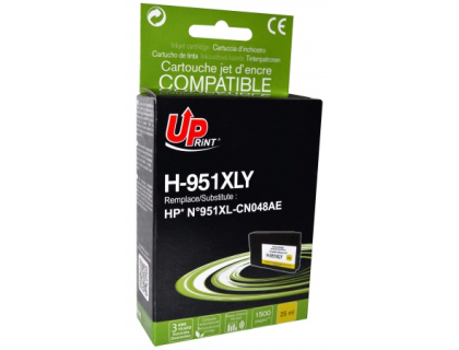 CARTOUCHE REMANUFACTUREE UP HP 951XL Y 25ML