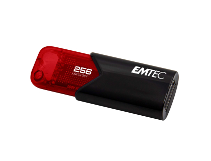 CLE USB EMTEC 256 GO B110 CLICK EASY ROUGE