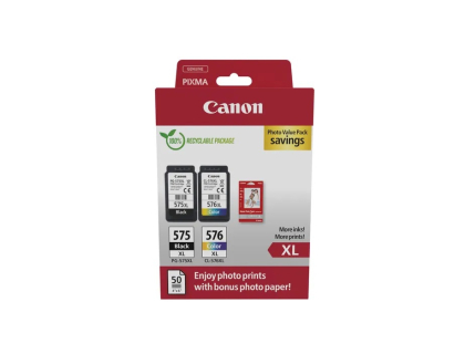 Canon PG575XL/CL-576XL - Pack de 2 + papier photo
