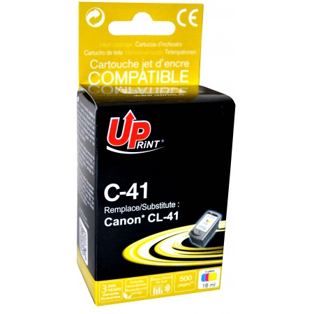 Cartouche Uprint Canon CL-41 Couleurs remanufacture
