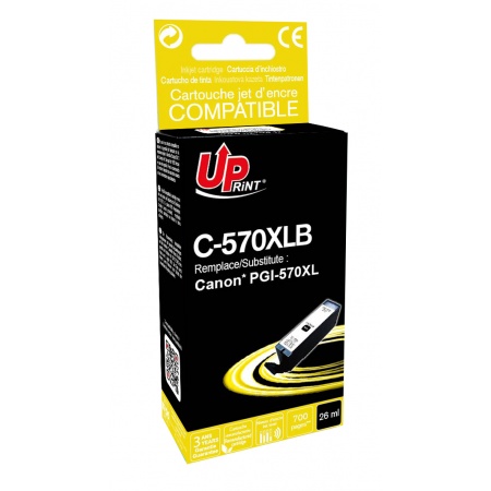 Cartouche Uprint Canon PGI 570XL Noir photo remanufacture