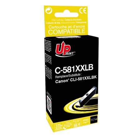 Cartouche Uprint Canon CLI-581XXL Noir remanufacture