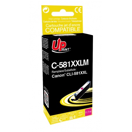 Cartouche Uprint Canon CLI-581XXL Magenta remanufacture