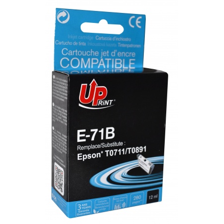 Cartouche Uprint Epson Gupard T0711 Noir remanufacture
