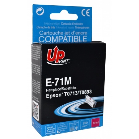 Cartouche Uprint Epson Gupard T0713 Magenta remanufacture