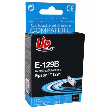 Cartouche Uprint Epson Pomme T1291 Noir remanufacture