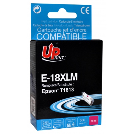 Cartouche Uprint Epson Pquerette T18XL Magenta remanufacture