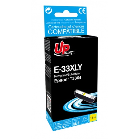 Cartouche Uprint Epson Orange T33XL Jaune remanufacture