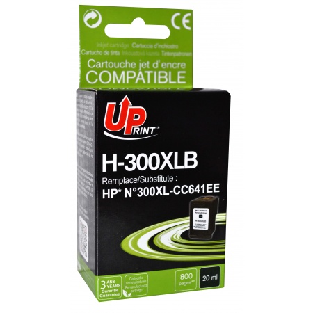 Cartouche Uprint HP 300 XL Noir remanufacture