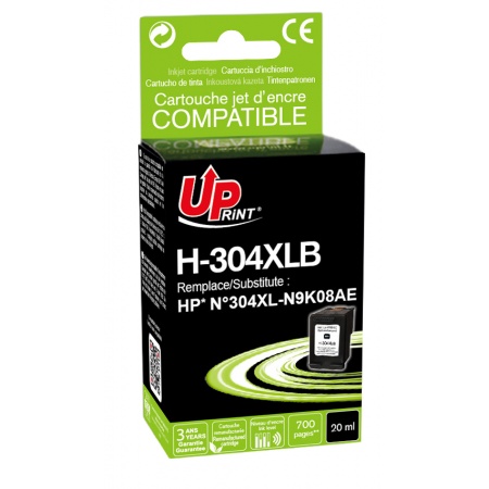 Cartouche Uprint HP 304 XL Noir remanufacture