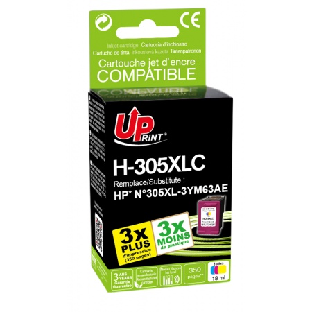 Cartouche Uprint HP 305 XL Couleurs remanufacture