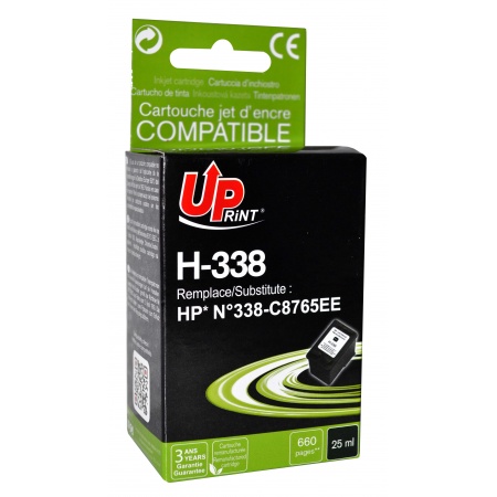 Cartouche Uprint HP 338 Noir remanufacture