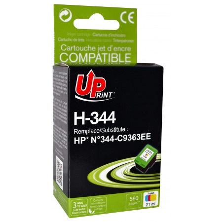 Cartouche Uprint HP 344 Couleurs remanufacture