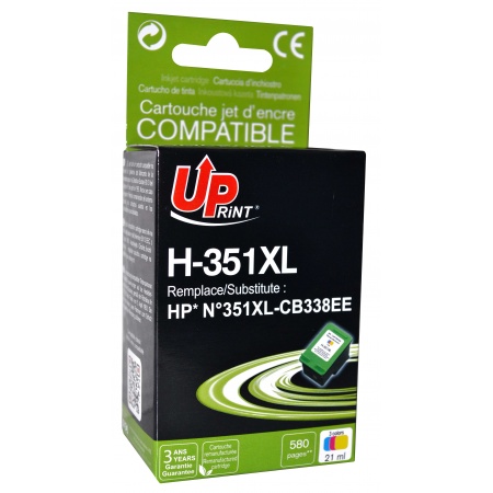 Cartouche Uprint HP 351XL Couleurs remanufacture