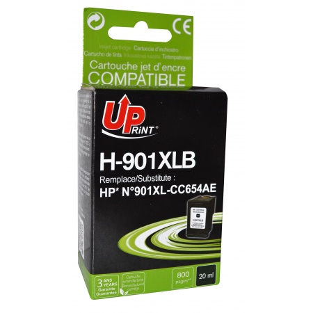 Cartouche Uprint HP 901XL Noir remanufacture
