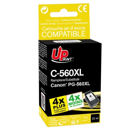 Cartouche Uprint Canon PG560 XL BK remanufacture