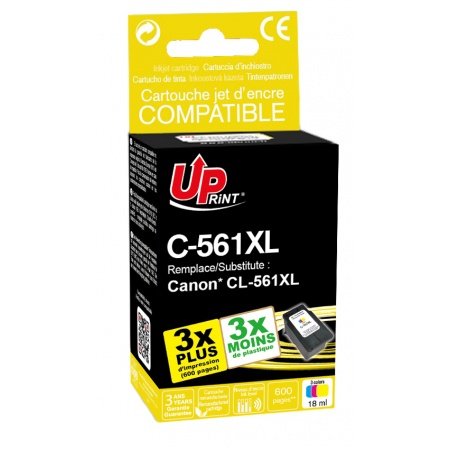 Cartouche Uprint Canon CL561 XL CMY remanufacture