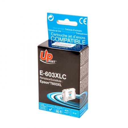 Cartouche Uprint Epson toile de mer 603XL Cyan compatible