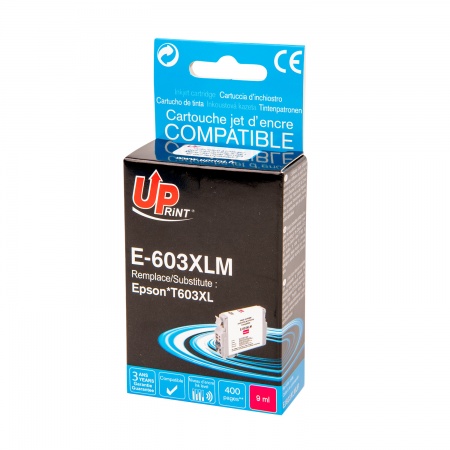 Cartouche Uprint Epson toile de mer 603XL Magenta compatible