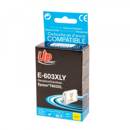 Cartouche Uprint Epson toile de mer 603XL Jaune compatible