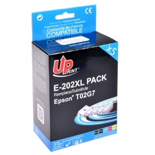 Pack 4 cartouches Uprint Epson Kiwi 202 XL compatibles