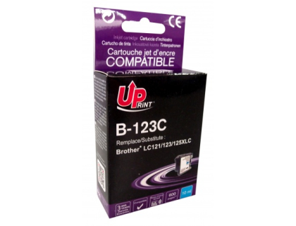CART COMP UP BROTHER LC123 C 10ML 600P