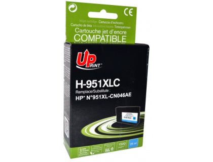CARTOUCHE REMANUFACTUREE UP HP 951XL C 25ML